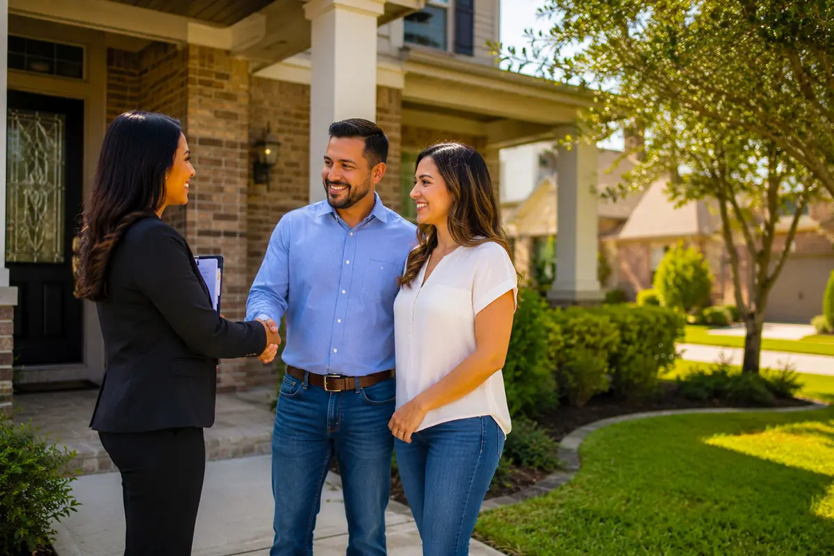 Cypress, TX property manager meeting with rental property homeowners